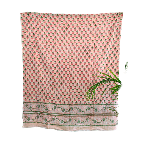 Bagru Block Print Sarong, Sarong Beach Wrap, Cotton Sarong,Pareo, Summer   Pareo ,Size 45X80 Inc (pink)