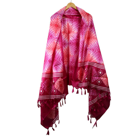 Khadi Cotton Poly Silk Digital Print Dupatta