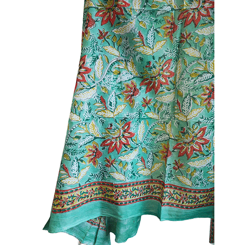 Bagru Block Print Sarong, Sarong Beach Wrap, Cotton Sarong,Pareo, Summer Pareo ,Size 45X80 Inc