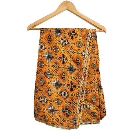 Bagru Block Print Sarong, Sarong Beach Wrap, Cotton Sarong,Pareo, Summer   Pareo ,Size 45X80 Inc(Yellow)