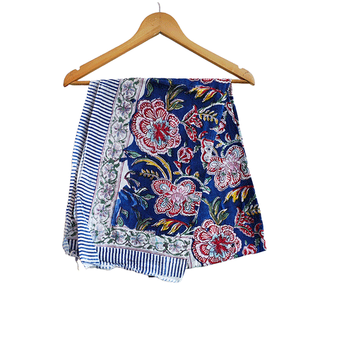 Bagru Block Print Sarong, Sarong Beach Wrap, Cotton Sarong,Pareo, Summer Pareo ,Size 45X80 Inc