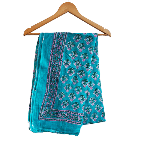 Bagru Block Print Sarong, Sarong Beach Wrap, Cotton Sarong,Pareo, Summer Pareo ,Size 45X80 Inc