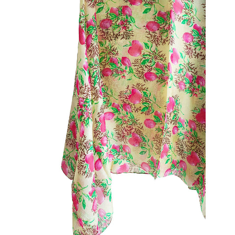 Lightweight Floral Print Sarong | Beach Cover-Up