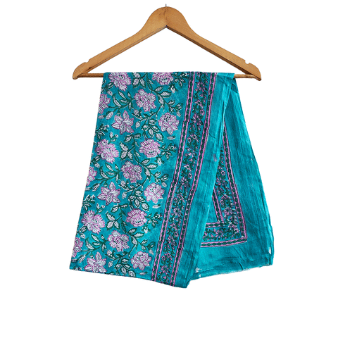 Bagru Block Print Sarong, Sarong Beach Wrap, Cotton Sarong,Pareo, Summer Pareo ,Size 45X80 Inc