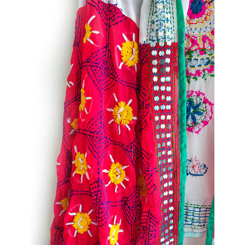 Handcrafted Phulkari Dupattas: A Touch of Tradition for Every Outfit