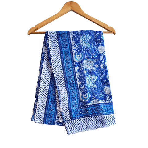 Bagru Block Print Sarong, Sarong Beach Wrap, Cotton Sarong,Pareo, Summer Pareo ,Size 45X80 Inc