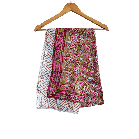 Bagru Block Print Sarong, Sarong Beach Wrap, Cotton Sarong,Pareo, Summer Pareo ,Size 45X80 Inc