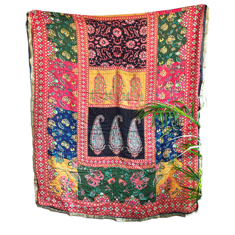 Pakistani Digital Printed Chinnon Fancy Heavy Mirror Work Dupatta