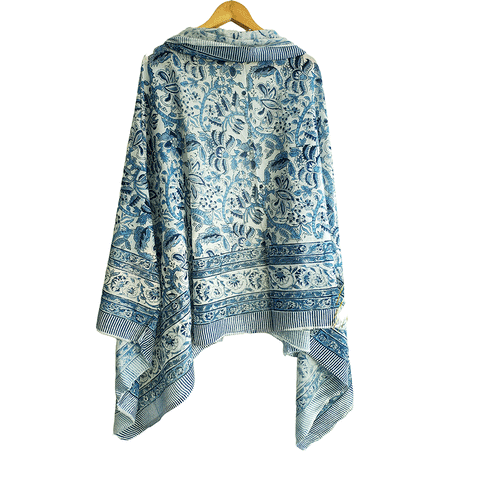 Bagru Block Print Sarong, Sarong Beach Wrap, Cotton Sarong,Pareo, Summer Pareo ,Size 45X80 Inc