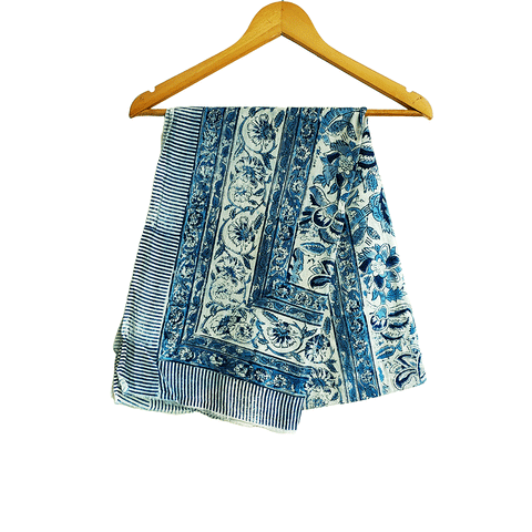 Bagru Block Print Sarong, Sarong Beach Wrap, Cotton Sarong,Pareo, Summer Pareo ,Size 45X80 Inc