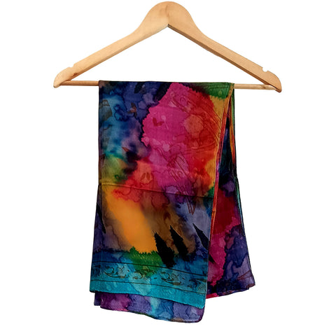 Women's Silk Digital Print Stole