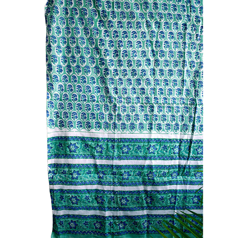 Bagru Block Print Sarong, Sarong Beach Wrap, Cotton Sarong,Pareo, Summer Beach Pareo ,Size 45X80 Inc