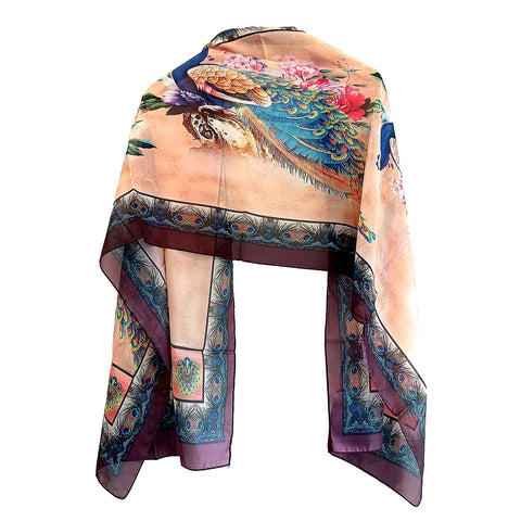 Women's Silk Digital Print Stole