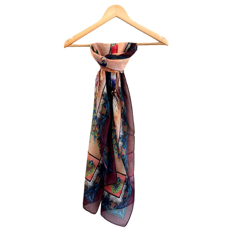 Women's Silk Digital Print Stole