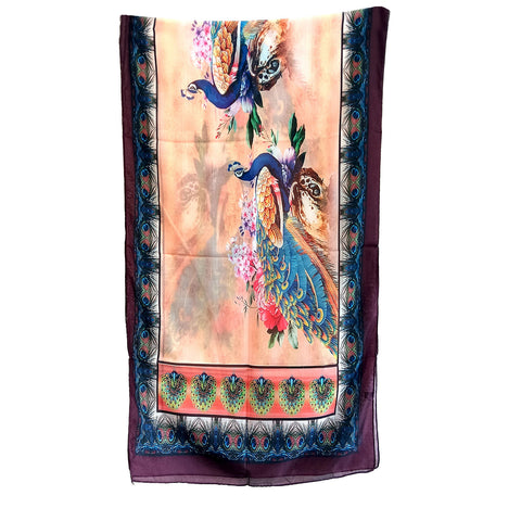 Women's Silk Digital Print Stole