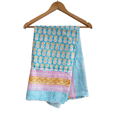 Bagru Block Print Sarong, Sarong Beach Wrap, Cotton Sarong,Pareo, Summer Pareo ,Size 45X80 Inc