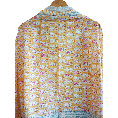 Bagru Block Print Sarong, Sarong Beach Wrap, Cotton Sarong,Pareo, Summer Pareo ,Size 45X80 Inc