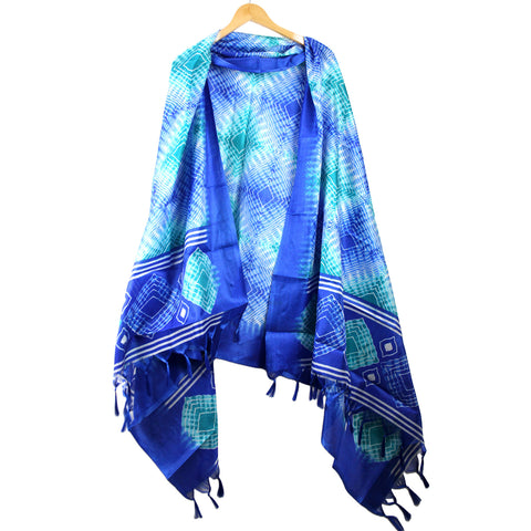 Khadi Cotton Poly Silk Digital Print Dupatta